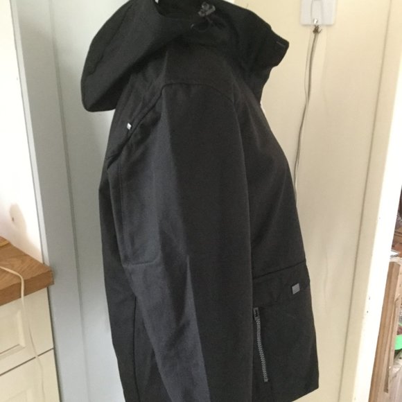 North end spring/fall NWT black hooded coat - Picture 3 of 5